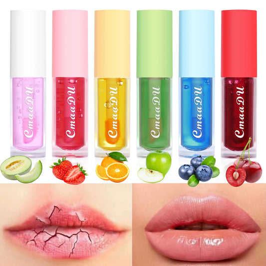 Luxora™ Color-Changing Lip Gloss – Fruity, Hydrating, & Long-Lasting